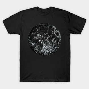 MOON Solar System Design T-Shirt